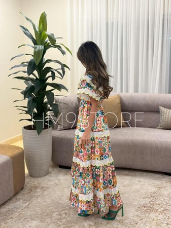 فستان رافلز صيفي