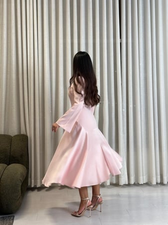 فستان زهري للمناسبات