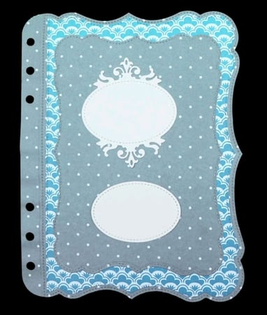 قالب قطع الورق على شكل فساتين