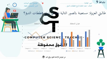 الوحدة الاولى-الدرس الثالث: التنبؤ باستخدام اكسل. الجزء1