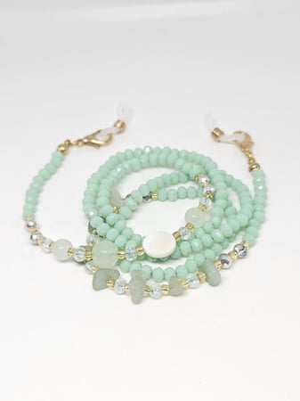 تعليقة نظارة أنيقة - فستقي