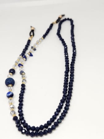 تعليقة نظارة أنيقة - كحلي