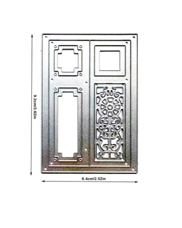 قالب قطع الورق على شكل باب