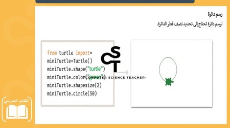 عرض الصف الأول المتوسط-الدرس2 الاحداثيات في البرمجة-جزء5 والاخير