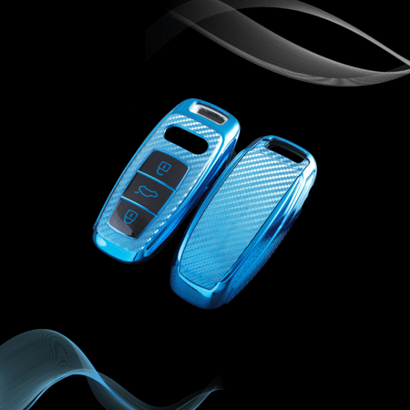 غلاف مفتاح اودي ازرق