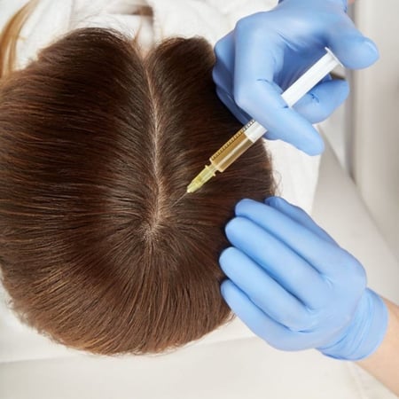 جلسة بلازما للوجه او للشعر