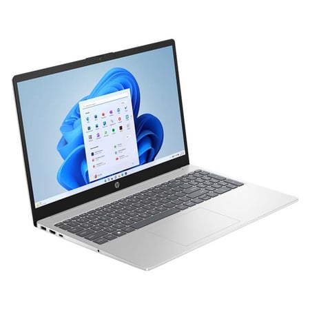 لابتوب اتش بي 15-fd0021nx انتل آي3, الرامات 4 جيجا, سعة التخزين 256 جيجا SSD, الشاشة 15.6 بوصة, دوس