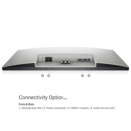 شاشة كمبيوتر 23.8 بوصة فل اتش دي 1920x1080 تقنية العرض VA مزودة في منفذ DisplayPort / VGA -  E2423H اسود