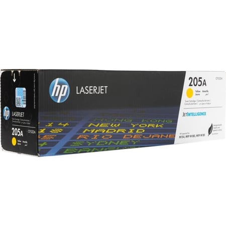 حبر اتش بي ليزر 205A أصفر أصلي  لطابعات اتش بي ليزر ملونه  - TONER HP 205A YELLOW CF532A