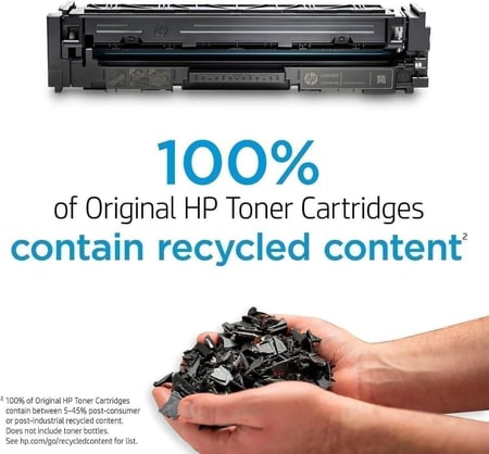 حبر اتش بي ليزر 216A سماوي أصلي  لطابعات اتش بي ليزر ملونه  -TONER HP 216A CYAN W2411A