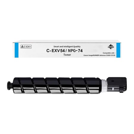 خرطوشة حبر ليزر C-EXV 54 سماوي لماكينة تصوير كانون ليزر  - TONER CANON C-EXV54 CYAN