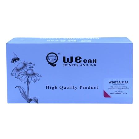 حبر وي كان ليزر 117A أحمر - أرجواني لطابعات إتش بي ليزر ملونه - TONER WE 117A MAGENTA W2073A
