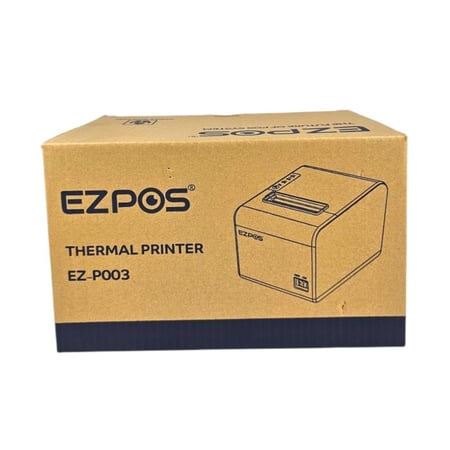 طابعة كاشير  حرارية إيصالات و فواتير إي زد بوس حراري ETHERNET أسود  EZ-P003 -EZPOS