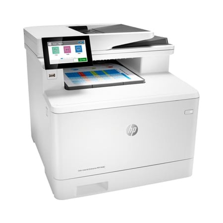 طابعة اتش بي ليزر جيت ملون M480F -3QA55A -انتربرايز, الطباعة حتى 27 صفحة بالدقيقة, متعددة الوظائف4في1