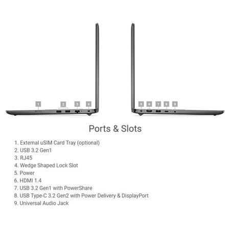 لاب توب ديل لاتيتيود 3540 المعالج انتل كور آي 5-1335U، الرامات 8 جيجابايت، سعة التخزين 512 جيجا بايت SSD، كرت الشاشة انتل UHD، الشاشة 15.6 بوصه فل اتش دي 1920x1080، نظام التشغيل دوس – اسود