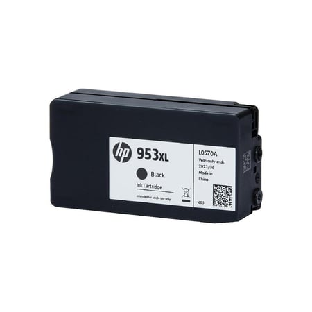 خرطوشة حبر سائل أسود  INK HP 953XL عالي الإنتاجية - L0S70AE