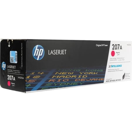 حبر اتش بي ليزر 207A أرجواني أصلي  لطابعات اتش بي ليزر ملونه  - TONER HP 207A MAGENTA W2213A