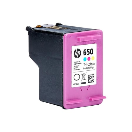 خرطوشة حبر سائل ألوان HP 650 عالي الإنتاجية - CZ102AK