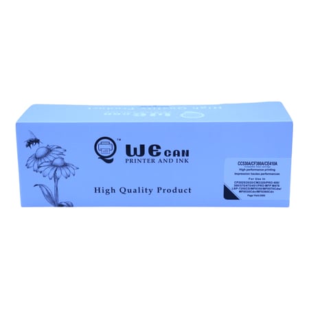 حبر وي كان 305A ليزر أسود لطابعات اتش بي ليزر ملونه -  TONER WE CAN 305A BLACK CE410A