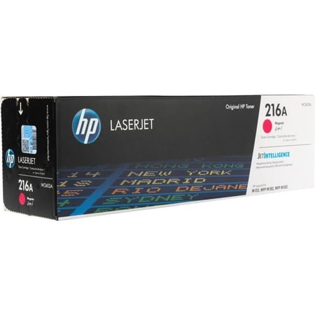 حبر اتش بي ليزر 216A أرجواني أصلي  لطابعات اتش بي ليزر ملونه  - TONER HP 216A MAGENTA W2413A