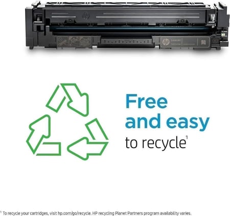 حبر اتش بي ليزر 203A سماوي أصلي  لطابعات اتش بي ليزر ملونه  -  TONER HP 203A CYANE CF541A