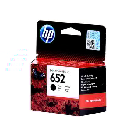 خرطوشة حبر سائل أسود HP 652عالي الإنتاجية - F6V25AE