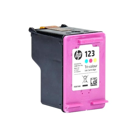 خرطوشة حبر سائل ألوان HP 123 عالي الإنتاجية - F6V16AE