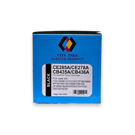 حبر طابعة ليزر 85A أسود بديل CF285A-CE278A-CB435A-CB436A متوافق مع اتش بي ليزر جيت برو وكانون