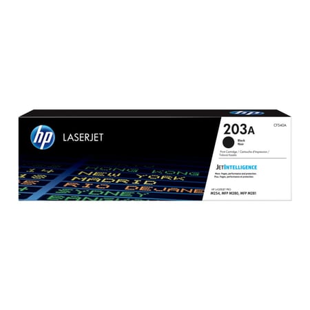 حبر اتش بي ليزر 203A أسود أصلي  لطابعات اتش بي ليزر ملونه  -TONER HP 203A BLACK CF540A