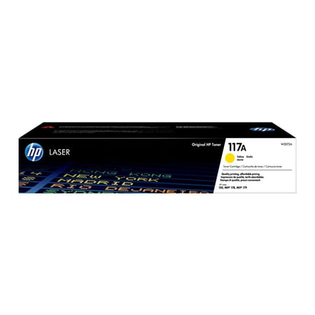 حبر اتش بي ليزر 117A أصفر أصلي  لطابعات اتش بي ليزر ملونه  - TONER HP 117A YELLOW W2072A