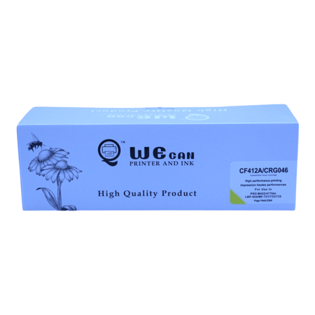 حبر وي كان ليزر 410A أصفر لطابعات اتش بي ليزر الملونه  - TONER WE CAN 410A CF412A YELLOW