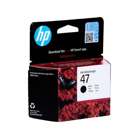 خرطوشة حبر HP أسود HP 47 عالي الإنتاجية - 6ZD21AE