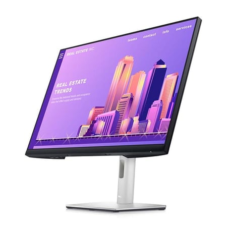 شاشة كمبيوتر ديل احترافية 23.8 بوصة P2422H فل اتش دي 1920x1080 تقنية العرض IPS معدل التحديث 60 هيرتز زمن الاستجابة 8 ملي في الثانية استناد قابل للتعديل متعددة المنافذ - اسود