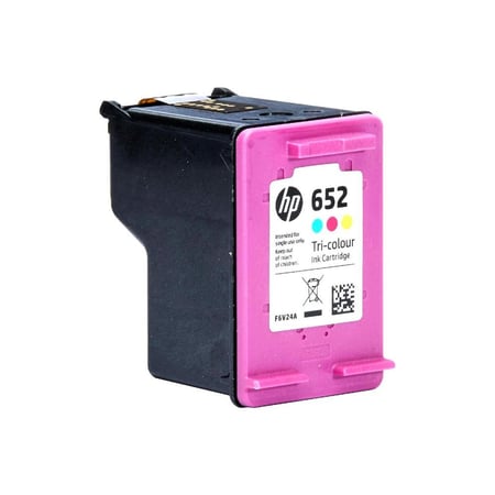 خرطوشة حبر سائل ألوان HP 652 عالي الإنتاجية -F6V24AE