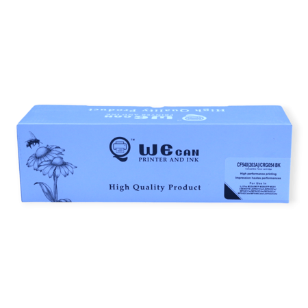 حبر وي كان  203A أسود  203A CRG054  لطابعات اتش بي و كانون ليزر  -  TONER WE CAN 203A BLACK CF540A