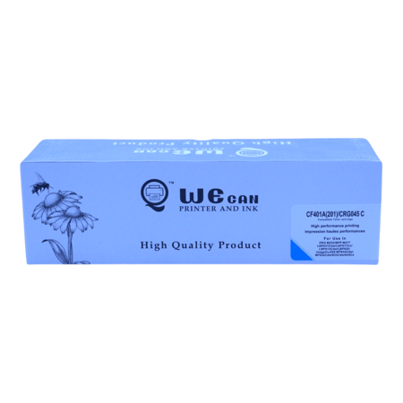 حبر وي كان  201A أزرق - سماوي CF401A  لطابعات اتش بي ليزر  -  TONER WE CAN 201A CYAN CF401A