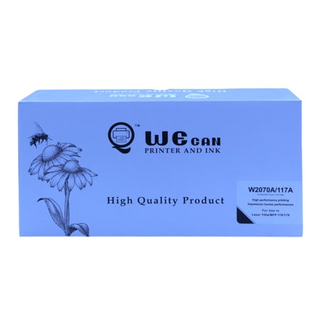 حبر وي كان ليزر 117A أسود لطابعات إتش بي ليزر ملونه - TONER WE CAN 117A BLACK W2070A