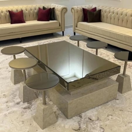 طقم طاولات6x1 ]بديل الرخام