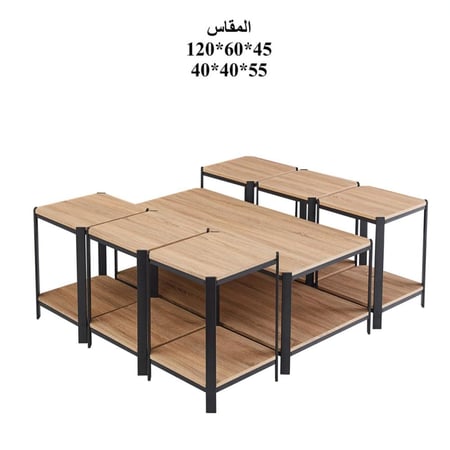 طقم طاولات خشب 6x`1