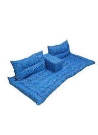 طقم جلسة شالكي قماش 4 قطعة الوان متعددة