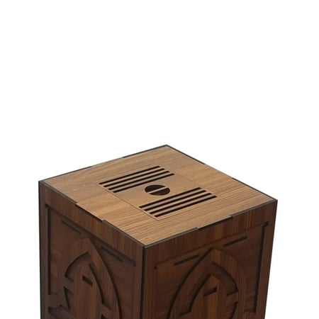 مبخرة وخزانة سجاد صلاة اكريلك: 100*20*20 سم