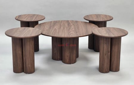 طقم طاولات 4x1