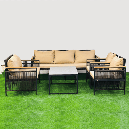 طقم جلسة خارجية 7 أشخاص