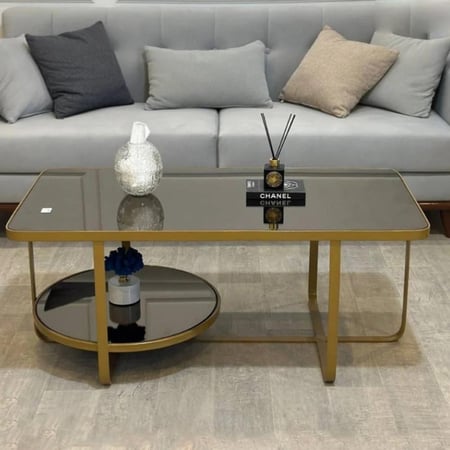 طاولة ضيافة دورين بسطح قزاز