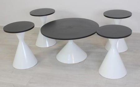 طقم طاولات 4+1