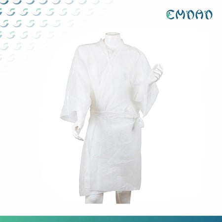 روب استخدام مره واحده ابيض من ريفان