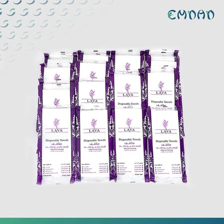 مناشف استخدام مرة واحدة لافا مقاس 30*60