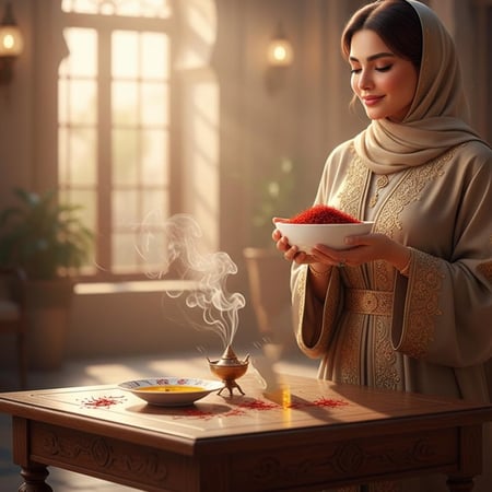 زعفران مهب العود الأصلي عالي الجودة بلون أحمر داكن ورائحة فاخرة