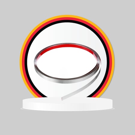 شريط ستانلس ستيل ديكور طول 5 متر و عرض 1 سم  متعدد الأستخدامات يتشكل حسب طلبك لسد الفراغات و أعمال الديكورات متوفر جميع المقاسات