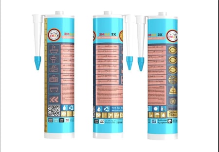سيليكون 3MAX 3X الأصلي . مقاوم للبكتريا وضد العفن . لاصق قوي متعدد الاستخدام . مناسب لأعمال البناء والمنازل . 280 ميلي بكل فخر صنع السعودية بأعلى المواصفات . ضمان طويل الأمد